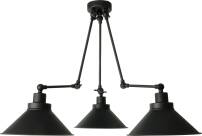 Plafon sufitowy industrialny loft czarny COROLLA 13-332