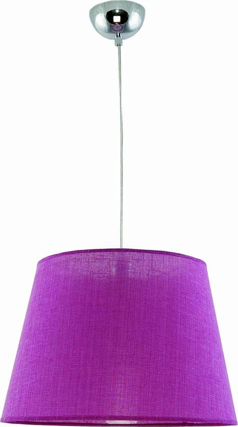 Lampa wisząca sufitowa abażur różowy 8-855/PINK