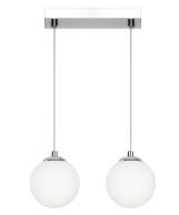 LAMPA WISZĄCA SUFITOWA KLOSZ SZKLANY KULA LED E14 PELOTE 14-398
