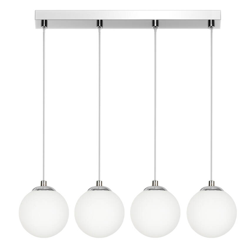 LAMPA WISZĄCA SUFITOWA KLOSZ SZKLANY KULA LED E14 PELOTE 14-391
