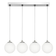 LAMPA WISZĄCA SUFITOWA KLOSZ SZKLANY KULA LED E14 PELOTE 14-391