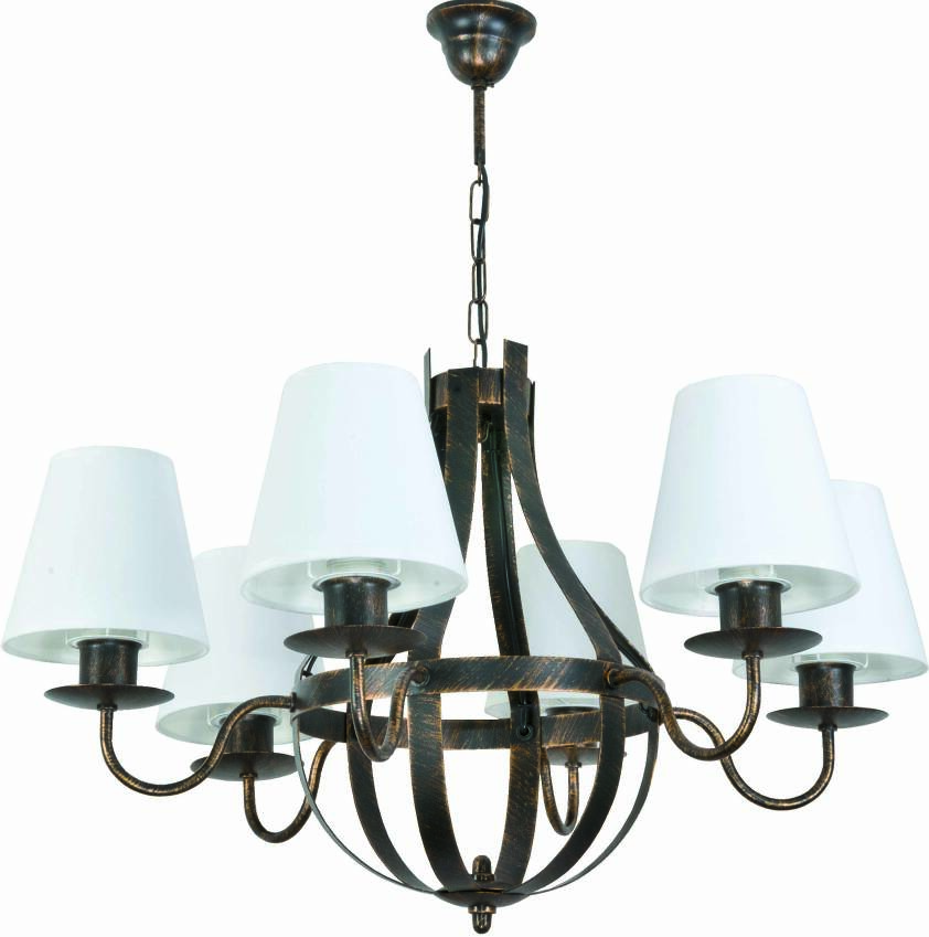 Lampa wisząca sufitowa czarna z abażurem  RUTH NEGRO 11-919