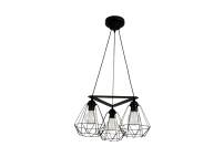 Lampa wisząca sufitowa industrialna loft czarna GORIA 14-332
