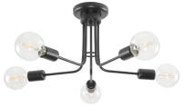 Plafon sufitowy industrialny loft czarny FRIDA NEGRO 11-410