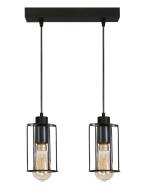 Lampa, wisząca, sufitowa, industrialna, loft, czarna, INGRID, 14-358