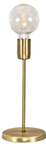 Lampa stołowa industrialna loft złota FRIDA PATINA 11-726