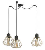 Plafon sufitowy industrialny loft czarny MARIS 13-327