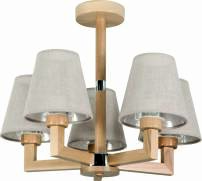 Lampa wisząca sufitowa abażur coffe JURIS NATURALNY 12-080