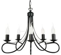 Lampa wisząca żyrandol świecznik czarna  MAGMA 13-930