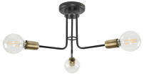 Plafon sufitowy industrialny loft czarny FRIDA MIX 12-102
