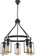 Lampa wisząca sufitowa industrialna loft czarna HAVEL 11-510