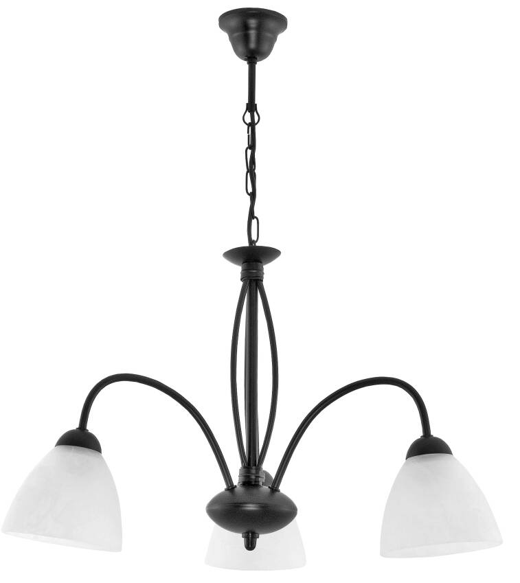 Lampa wisząca sufitowa czarna ANDERS 11-212
