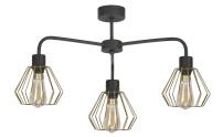 Plafon sufitowy industrialny loft czarnyMARIS 13-832