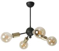Plafon sufitowy industrialny loft czarny SIRO 13-101