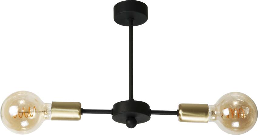 Plafon sufitowy industrialny loft czarny ROCKFORD 13-138