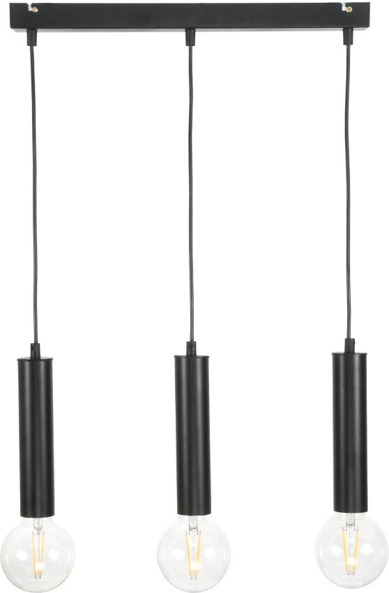 Lampa wisząca sufitowa industrialna loft czarna LIVIA 12-562