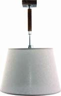 Lampa wisząca sufitowa abażur coffe TRYNI 0-413