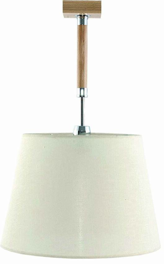 Lampa, wisząca, sufitowa, abażur, ecru, TRYNI 0-418