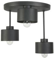 Plafon sufitowy industrialny loft czarny NANA 13-639
