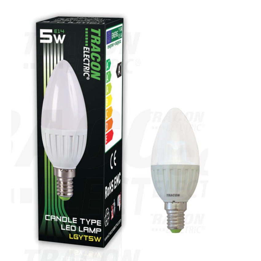 ŻARÓWKA LED E14 5W 4000K Z CHIPEM SAMSUNGA